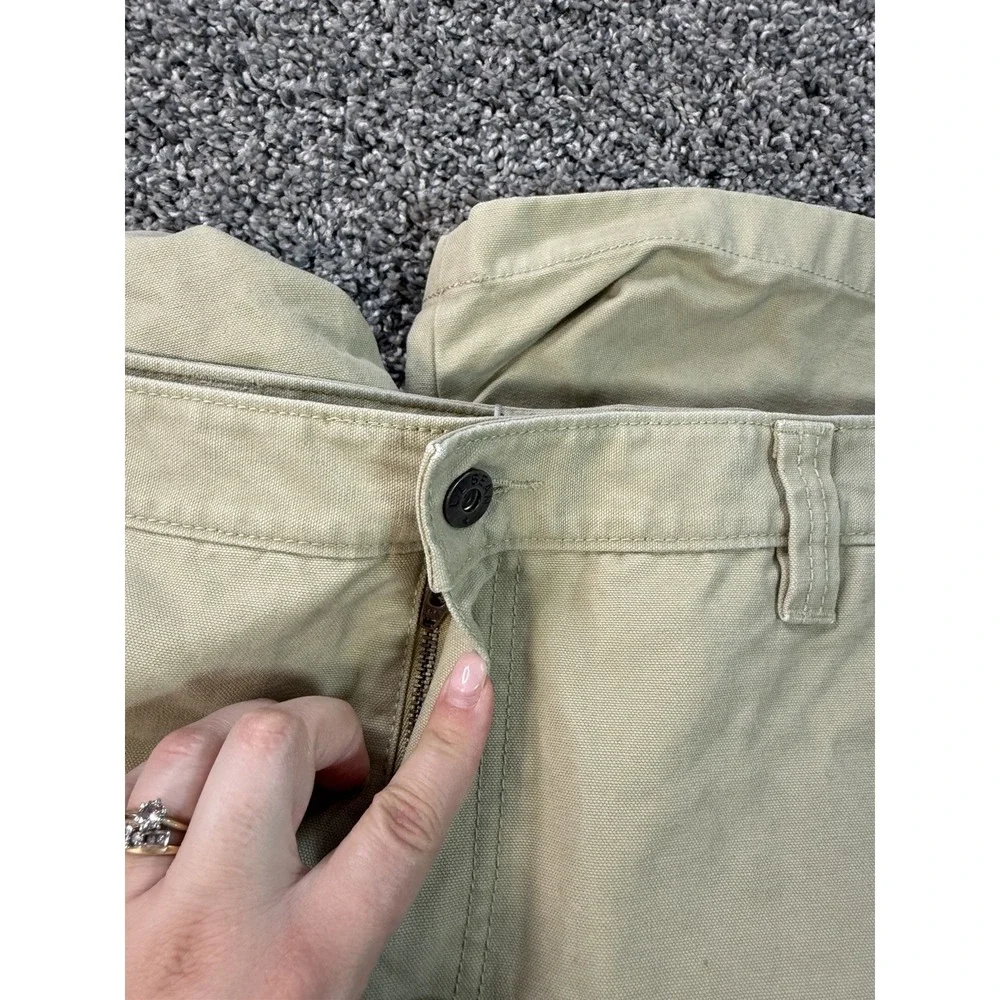 L.L. Bean Katahdin Iron Works Cargo Shorts Men's Size 38 Beige